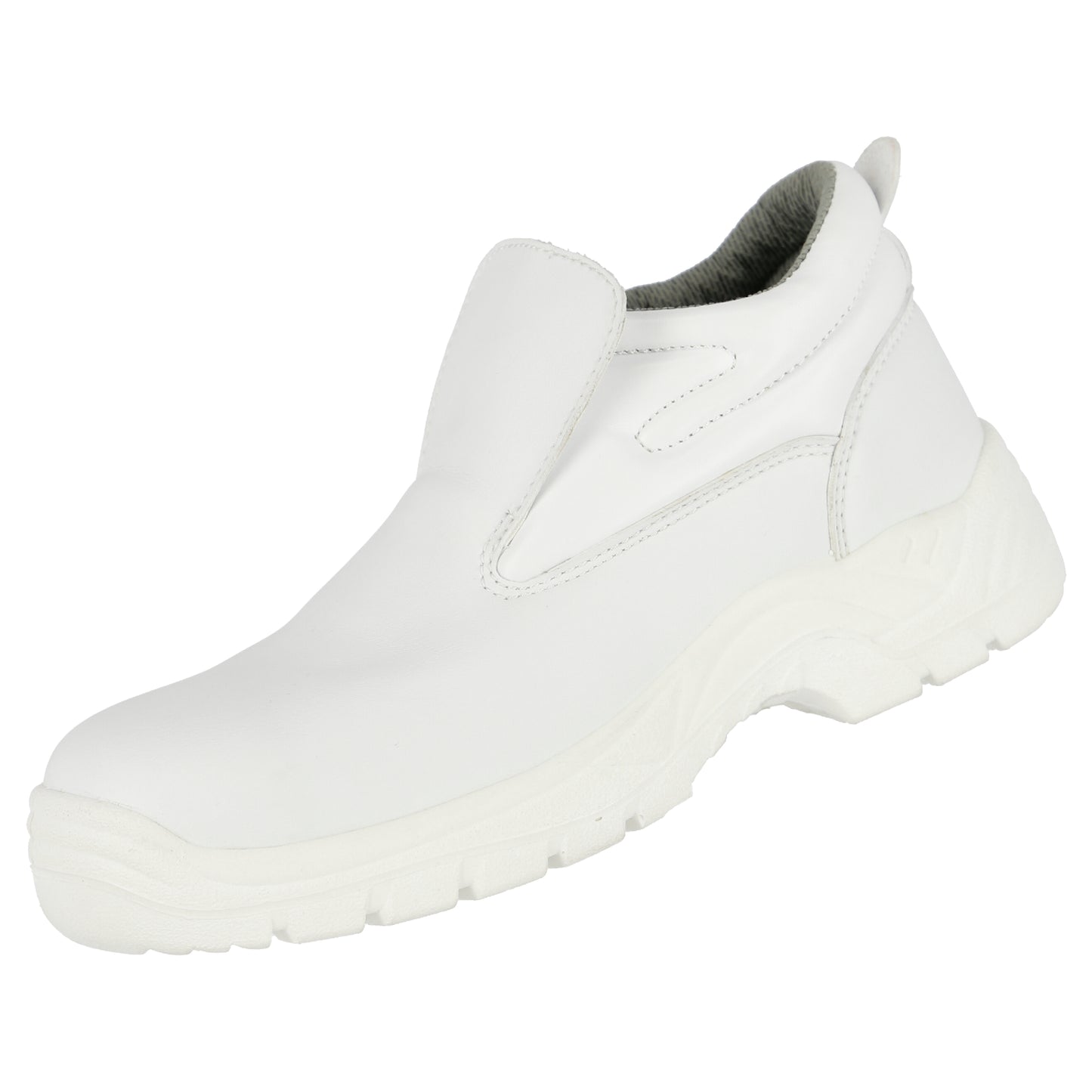 NITRAS CLEAN STEP MID SL, chinelos de segurança S2, branco