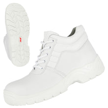 NITRAS CLEAN STEP MID, botas de segurança S2, altura média, branco