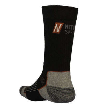 Meias NITRAS All Season, pretas / cinza