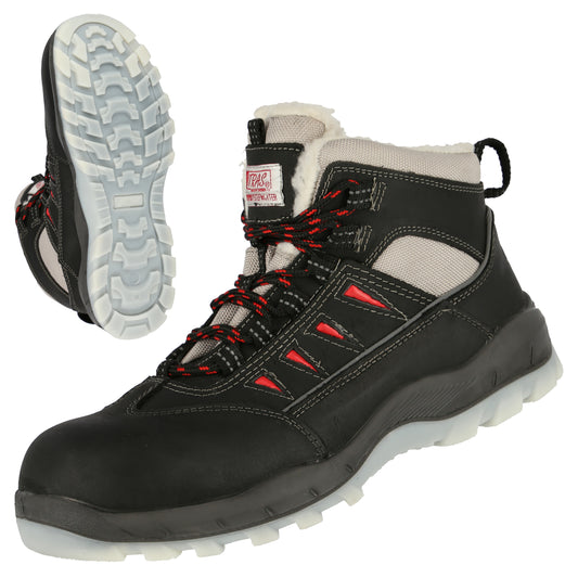 NITRAS SPORT STEP MID W, botas de inverno de segurança S3 CI, altura média, pretas