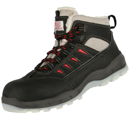 NITRAS SPORT STEP MID W, botas de inverno de segurança S3 CI, altura média, pretas