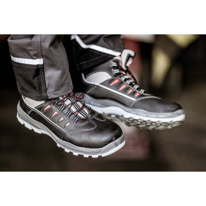 NITRAS SPORT STEP MID, botas de segurança S3, altura média, pretas