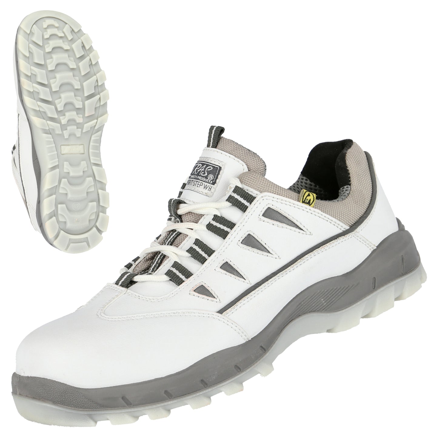 NITRAS SPORT STEP WH, sapatos baixos de segurança, branco