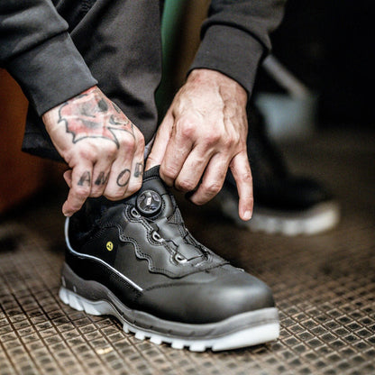 NITRAS SPORT STEP FIT, sapatos baixos de segurança, preto