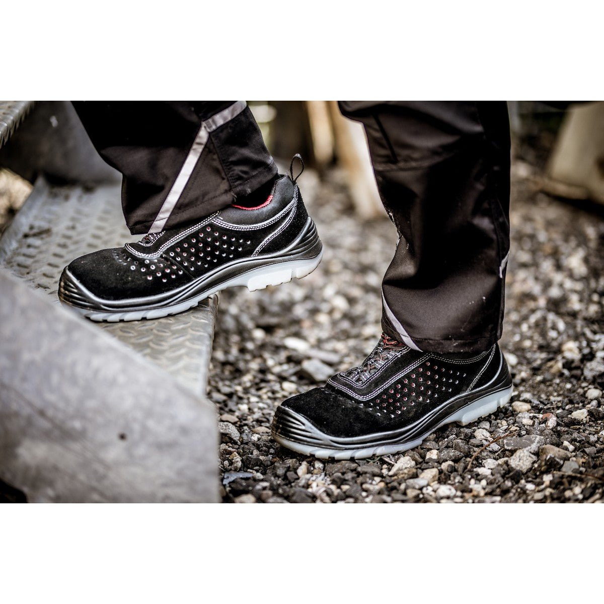 NITRAS EASY STEP P, calçado de segurança S1P, preto
