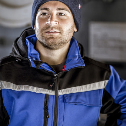 NITRAS MOTION TEX PLUS, jaqueta softshell, azul royal / preto