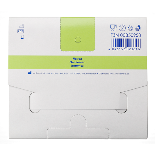 Luvas descartáveis ​​MaiMed-PE feitas de PE, não estéreis, 100 peças/caixa