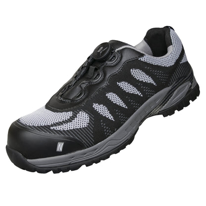 NITRAS PRO STEP FIT, calçado de segurança, preto / cinza