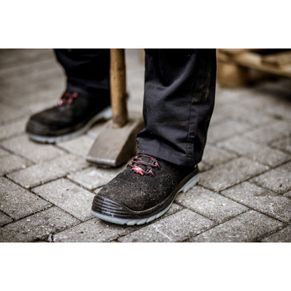 NITRAS MICRO STEP MID, botas de segurança S1 P, altura média, pretas