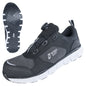NITRAS SONIC STEP FIT, S3S FO HRO SC SR sapatos baixos de segurança, cinza / preto