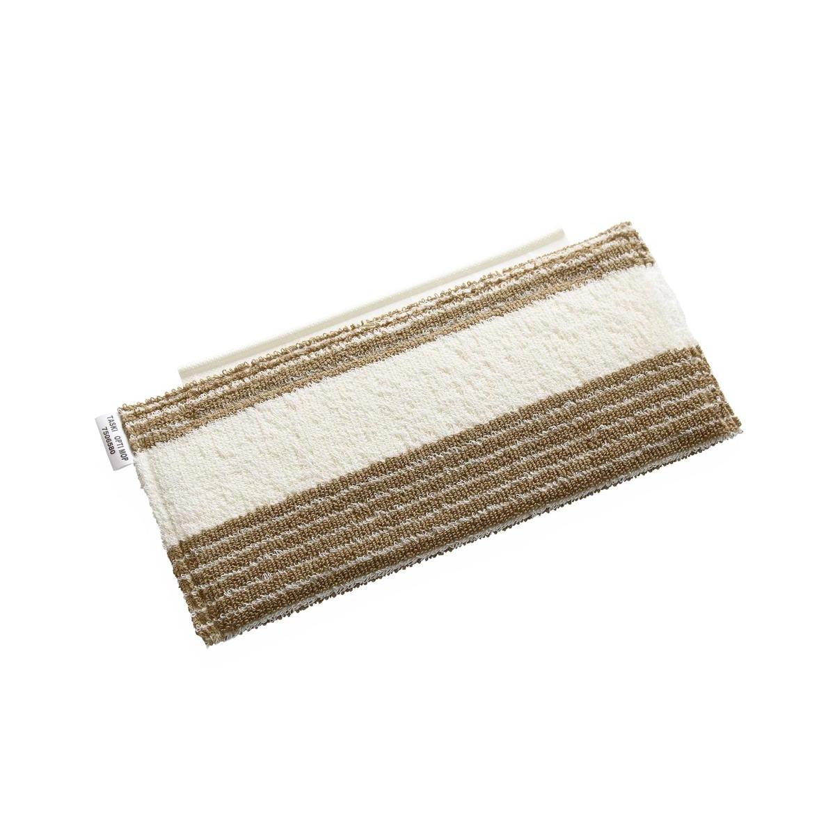 O pano de microfibra TASKI Opti Mop 30 da Diversey Deutschland GmbH & Co. OHG, lavável até 95°C, otimiza o efeito de limpeza - ideal para profissionais. Embalagem: Caixa com 2 pacotes.