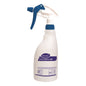 A garrafa de spray de gatilho Diversey Deutschland Sprint 200 (0,5L) possui um pulverizador azul, um manual de instruções e um logotipo de marca. Fácil de manusear e recarregar como garrafa de recarga para uso conveniente.