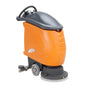 A TASKI swingo 755 E da Diversey Deutschland é uma máquina de limpeza de aspiração laranja e preta, operada por rede elétrica, com alça, grandes rodas e escova redonda - ideal para a limpeza de superfícies pequenas a médias. Embalagem: 1 peça.