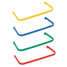 A alça do balde TASKI codificada por cores da Diversey Deutschland GmbH & Co. OHG, adequada para baldes de 7 e 12 litros (7517242, 7517299), está disponível nas cores amarelo, azul, verde e vermelho com uma forma retangular curva e cantos arredondados. Embalagem: 1 peça.