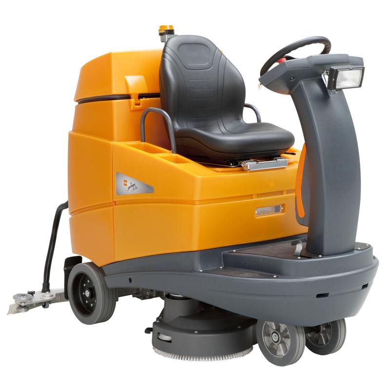 A TASKI swingo 4000 da Diversey Deutschland é uma máquina de limpeza compacta e econômica com sistema IntelliFlow, incluindo 4 x 6V-240Ah baterias e carregador externo (espaço de armazenamento na máquina). Embalagem: 1 peça.