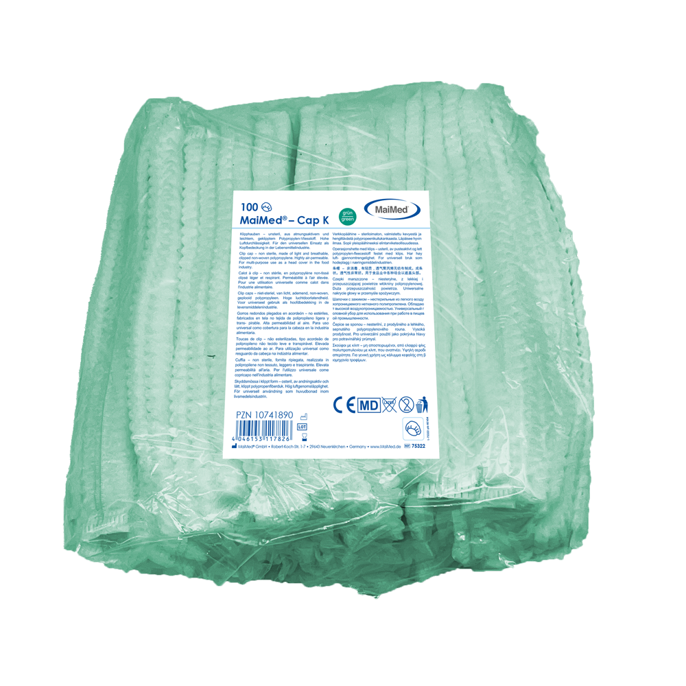 MaiMed-Cap K, tampa de clipe em PP, 100 peças/saco