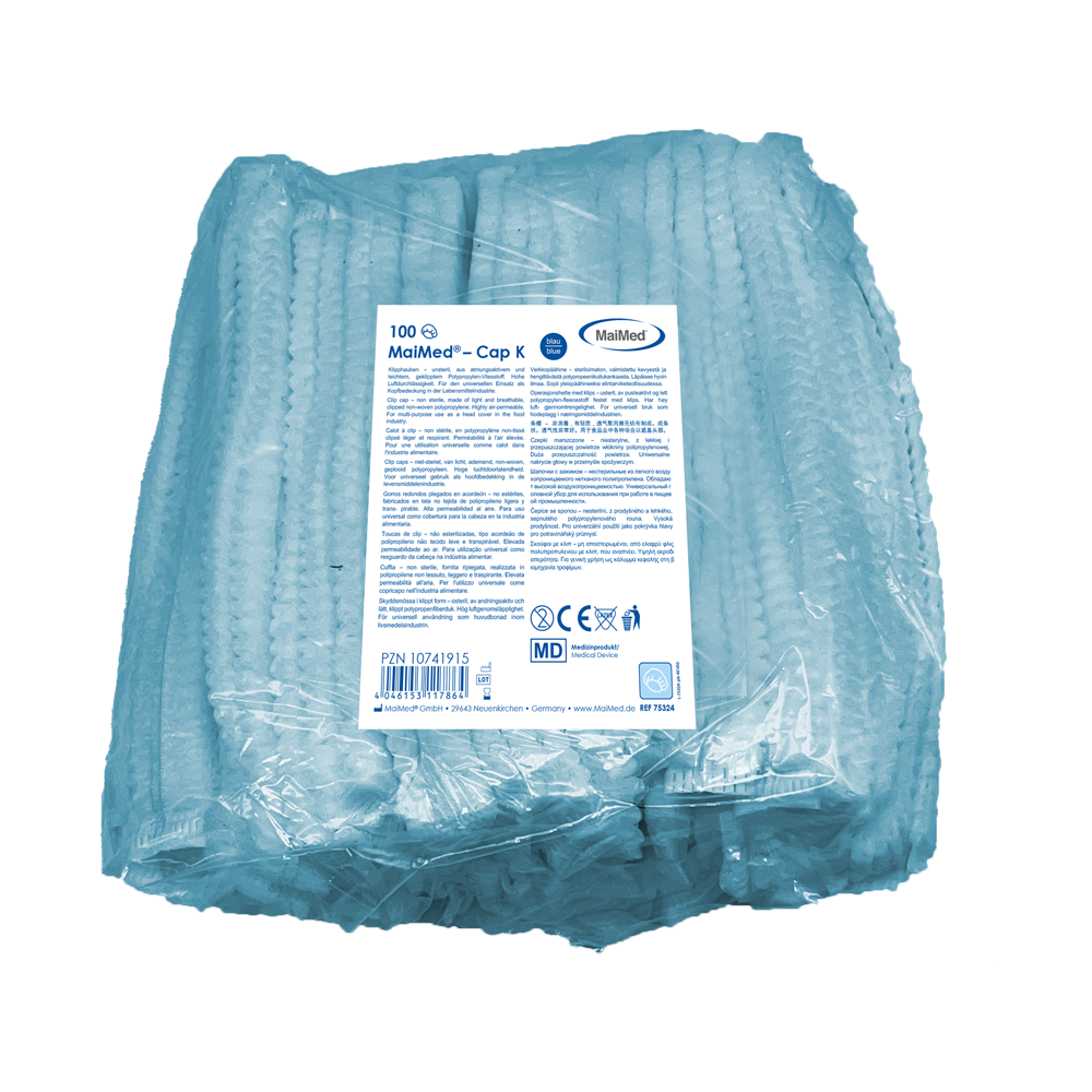 MaiMed-Cap K, tampa de clipe em PP, 100 peças/saco