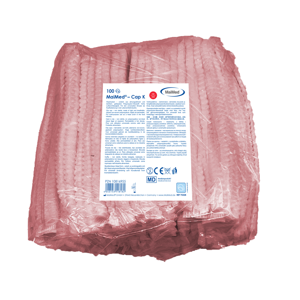 MaiMed-Cap K, tampa de clipe em PP, 100 peças/saco