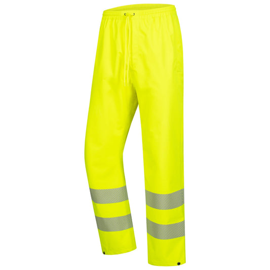 NITRAS MOTION TEX VIZ PLUS, calças de chuva de alta visibilidade