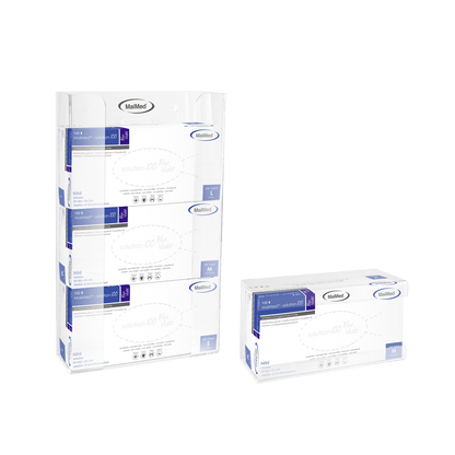 Suporte de parede MaiMed para porta-luvas com mola em acrílico - dimensões: 246x106x135mm - embalagem de 1 | Pacote (1 peça)