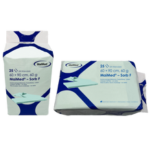 MaiMed-Sorb F registros médicos flocos de celulose não estéreis, 60x90cm, 60g, 4x25 peças/caixa | Caixa (100 peças)