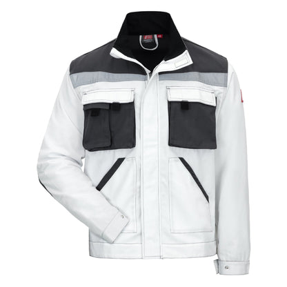 NITRAS MOTION TEX PLUS, jaqueta de trabalho, branco / cinza