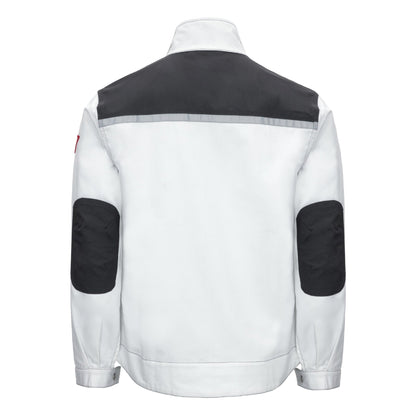 NITRAS MOTION TEX PLUS, jaqueta de trabalho, branco / cinza