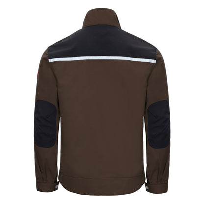 NITRAS MOTION TEX PLUS, jaqueta de trabalho, marrom / preto