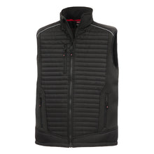 NITRAS MOTION TEX PLUS, colete softshell acolchoado, preto