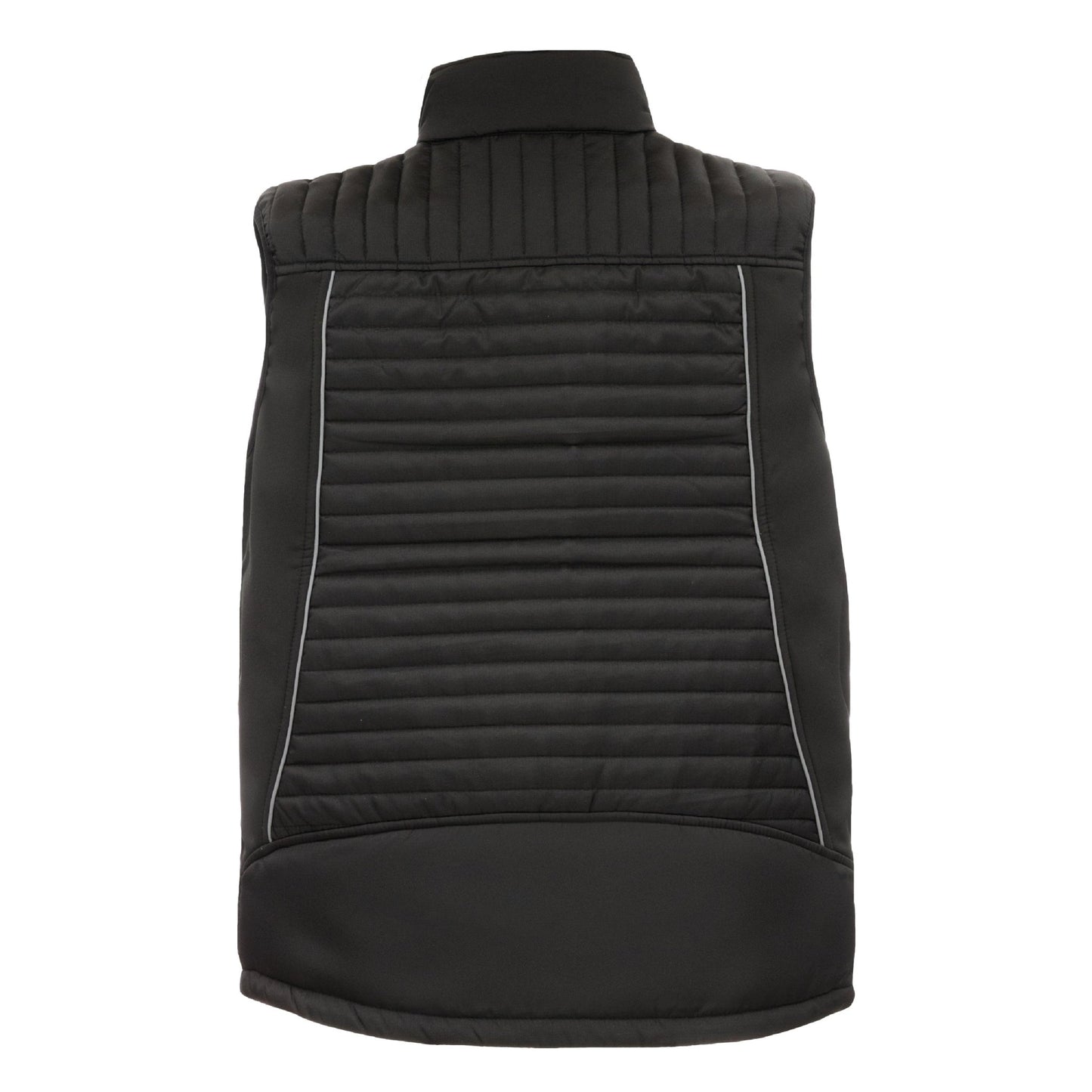 NITRAS MOTION TEX PLUS, colete softshell acolchoado, preto