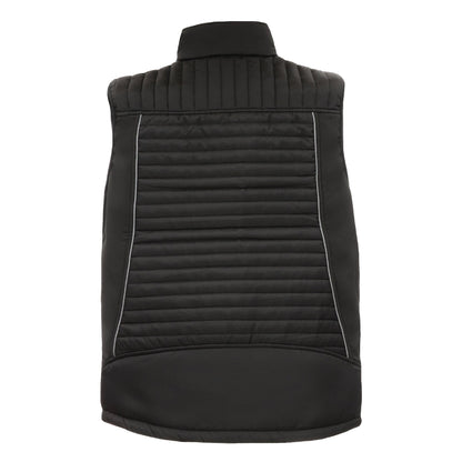 NITRAS MOTION TEX PLUS, colete softshell acolchoado, preto