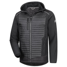 NITRAS MOTION TEX PLUS, jaqueta softshell acolchoada, preta