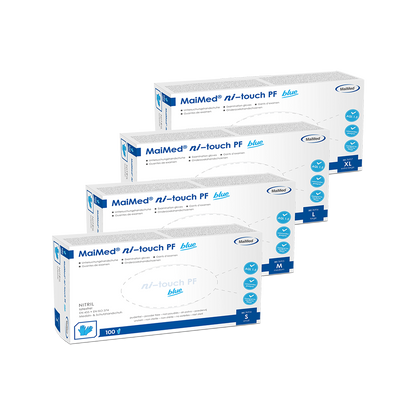Luvas nitrílicas descartáveis ​​MaiMed ni-touch 100 peças/caixa