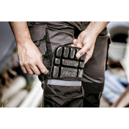 Protecção de joelho NITRAS, preto, EN 14404 | Pacote (1 par)