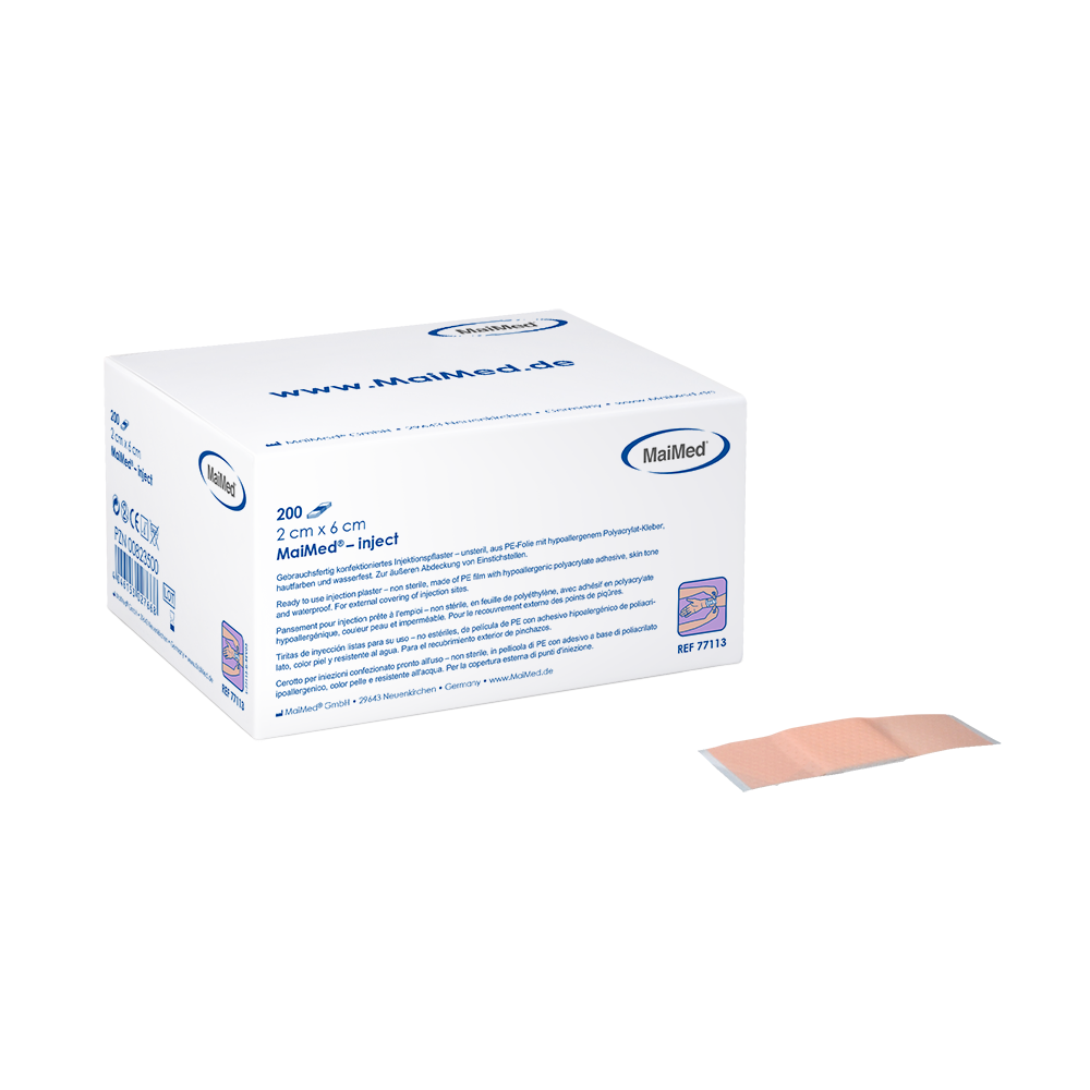 MaiMed-inject, gesso de injeção à prova d'água