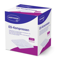 Hartann ES compressas compressas de gaze 5x5 cm, 12 dobras, não estéreis - 100 peças | Pacote (100 peças)