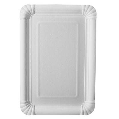 O PAPSTAR 25 pratos redondos ecológicos de papelão branco da PAPSTAR GmbH é apresentado com um design em relevo discreto e borda ligeiramente elevada sobre um fundo branco.