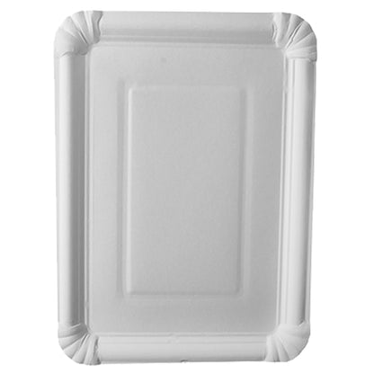 Um prato descartável redondo e branco feito de papelão sustentável da marca PAPSTAR GmbH ("pure"), 25 peças, representado de cima sobre um fundo neutro.