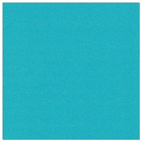 Um guardanapo quadrado azul claro PAPSTAR 20 guardanapos "ROYAL Collection" 1/4-Fold (40x40 cm) da PAPSTAR GmbH com uma estrutura tecida sutil está uniformemente iluminado contra um fundo branco simples.