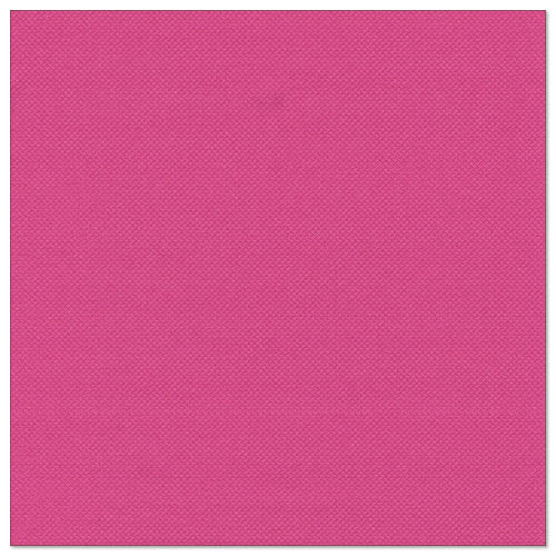Um quadrado rosa sólido, texturizado, com um padrão tecido que lembra a elegância dos PAPSTAR 20 guardanapos "ROYAL Collection" 1/4-dobra 40x40 cm da PAPSTAR GmbH.