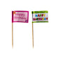 Com as bandeirinhas de palito "Happy Birthday" da PAPSTAR GmbH (8 cm, pacote de 20), você dá um toque festivo às suas delícias de festa - decorações divertidas e coloridas para qualquer festa de aniversário!.