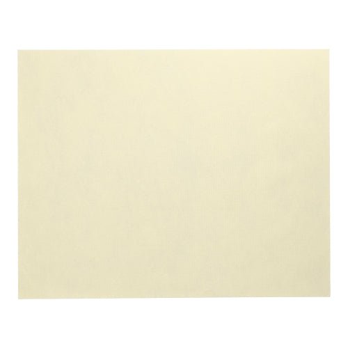 Uma única folha de Starpak 100 conjuntos de mesa, semelhante a tecido Vlies "Soft Selection" (30x40 cm), é ilustrada sobre fundo branco. O retângulo amarelo claro sem marca lembra uma decoração de mesa elegante ou decorações de mesa refinadas.