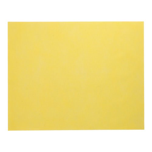 Os Starpak 100 conjuntos de mesa, semelhante a tecido, Vlies "soft selection" (30x40 cm) em amarelo simples oferecem como decoração de mesa elegante ou jogos americanos um toque estiloso para qualquer ocasião. Ilustrado sobre fundo branco.