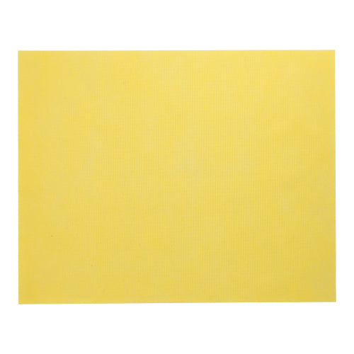 Die Starpak 100 Tischsets, stoffähnlich, Vlies "soft selection" (30x40 cm) in schlichtem Gelb bieten als elegante Tischdekoration oder Platzdeckchen einen stilvollen Akzent für jeden Anlass. Abgebildet auf weißem Hintergrund.