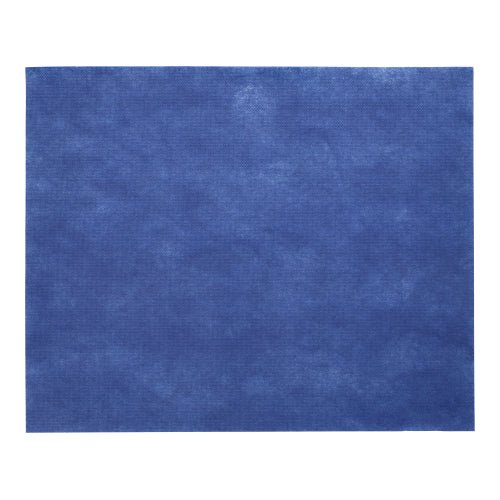 Os Starpak 100 conjuntos de mesa, semelhante a tecido, Vlies "Soft Selection" (30x40 cm), apresentam uma superfície azul mesclada - ideal para decoração de mesa elegante ou conjuntos de mesa estilosos - aqui representados sobre um fundo branco simples.