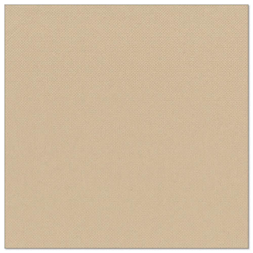 Um guardanapo quadrado bege claro da PAPSTAR GmbH, "ROYAL Collection" (20 guardanapos, 1/4-Fold, 40x40 cm), apresenta um padrão de grade sutil e bordas de tecido premium limpas contra um fundo simples.