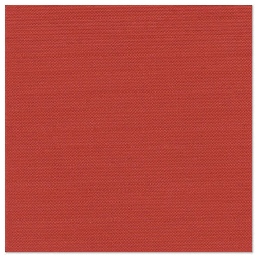 Um PAPSTAR GmbH 20 guardanapos "ROYAL Collection" 1/4-dobra, 40x40 cm, vermelho e texturizado com um grão fino, é apresentado sobre um fundo branco - ideal para uma decoração de mesa elegante.