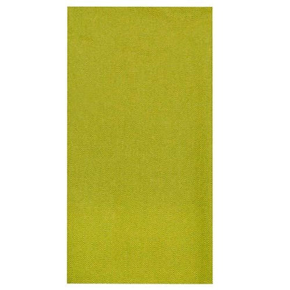 Sobre um fundo branco, é visível uma toalha de mesa retangular da PAPSTAR GmbH, tecido "ROYAL Collection" (120 cm x 180 cm) em verde lima simples e unicolor.