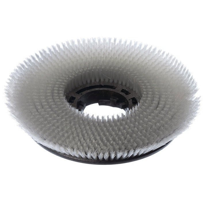A escova de lavagem de concreto (43 cm) da Diversey Deutschland GmbH & Co. OHG é compatível com o swingo 3500 e possui cerdas brancas anguladas em círculos concêntricos sobre um fundo preto, o que aumenta o desempenho de limpeza na limpeza profunda de superfícies de concreto. Embalagem: 1 peça.