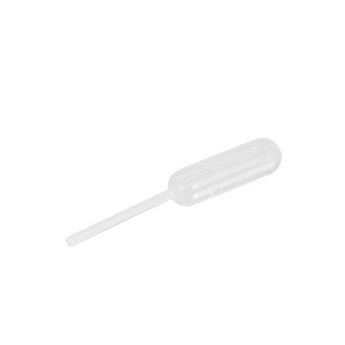 As pipetas Starpak 100, PE transparente, são pipetas descartáveis claras com ponta bulbosa e tubo reto estreito da marca Starpak, ideal para a dosagem precisa de líquidos, representadas em um fundo branco simples.
